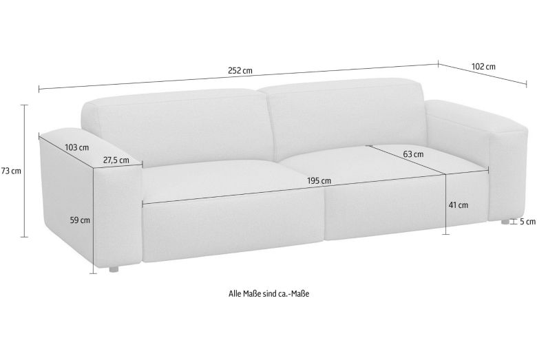 3 seat sofa - Lucera