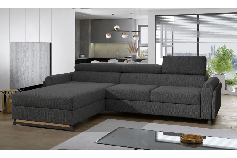 Corner sofa - Mariall (Pull-out with storage box)