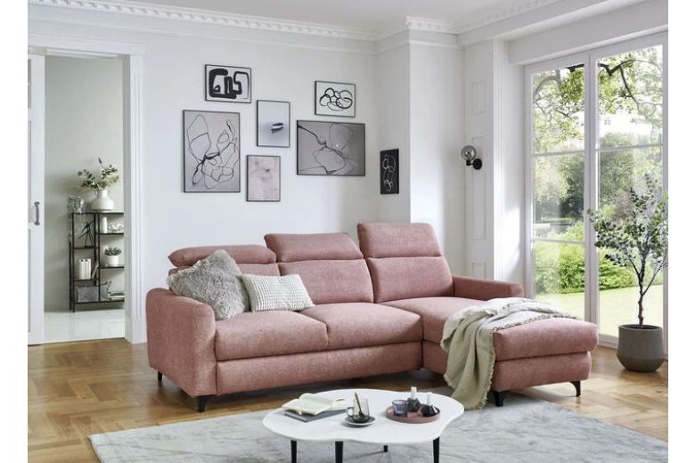 Угловой диван - Martina (Pаскладной с ящиком для белья)