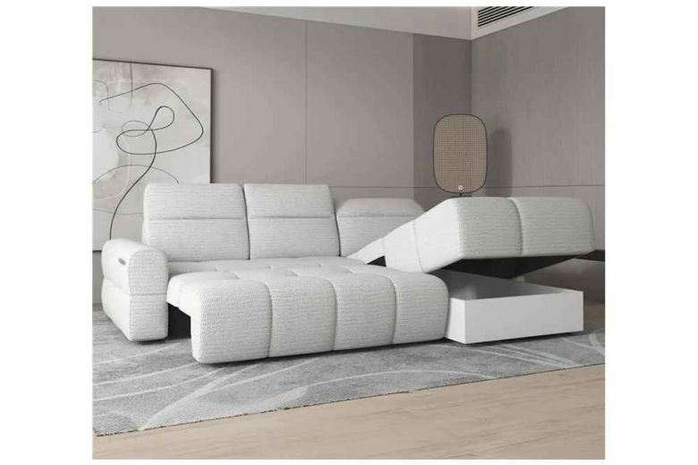 Corner sofa - Mateo (Pull-out bed with storage box)
