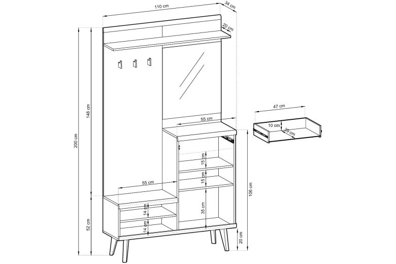 Entrance hall unit - Mavas