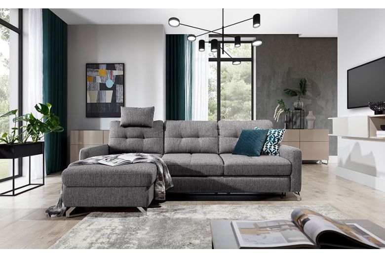 Corner sofa - Nawe (Pull-out with storage box)