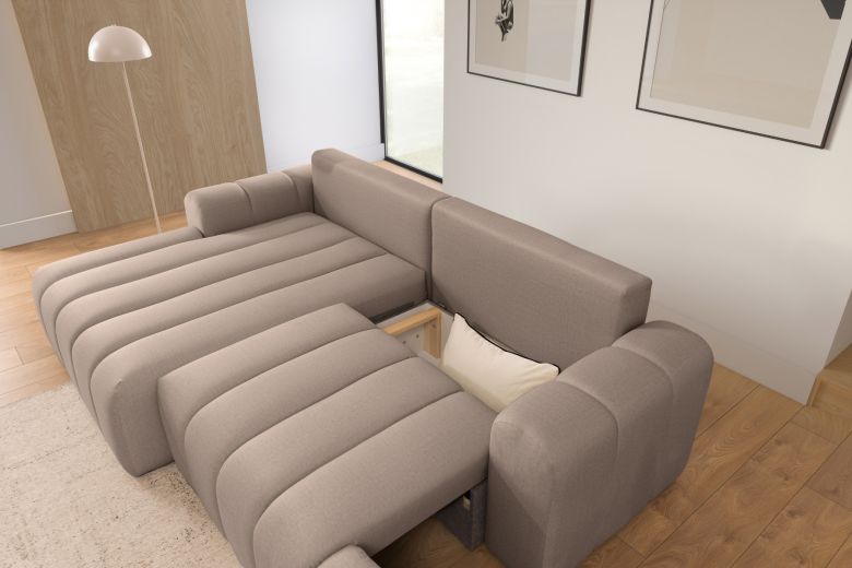 Corner sofa - Anubis (Pull-out with storage box)
