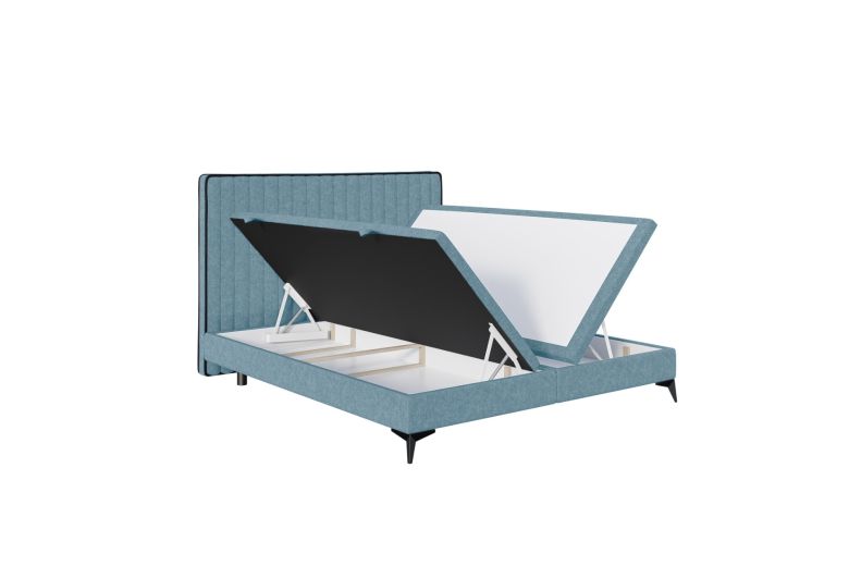 Upholstered bed - Ars (With storage box)