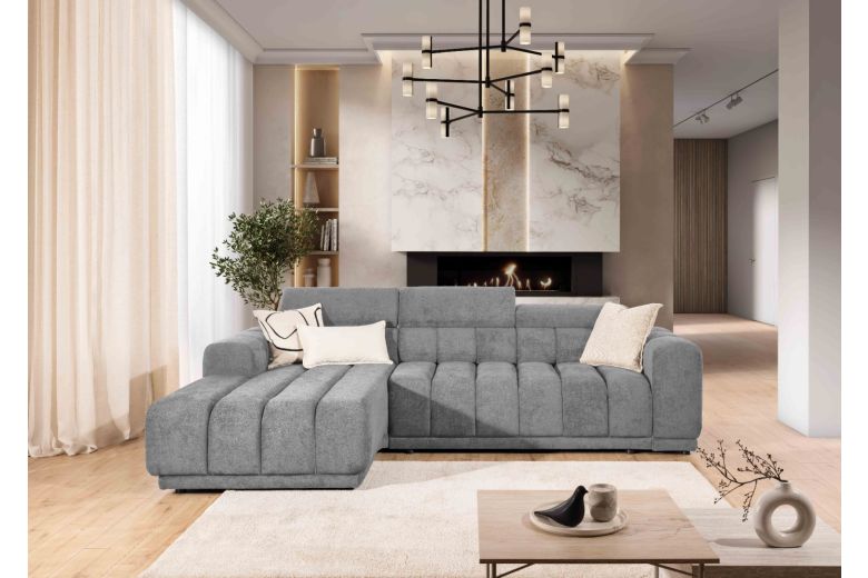 Corner sofa - Augusto (Pull-out with storage box)