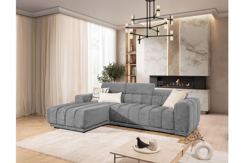 Corner sofa - Augusto (Pull-out with storage box)