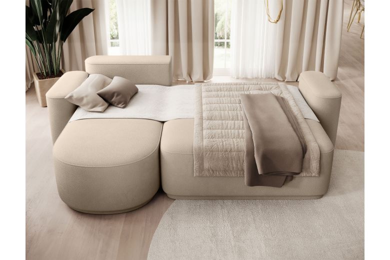 Corner sofa - Aurumn (Pull-out with storage box) Corner sofa - Aurumn (Pull-out with storage box)