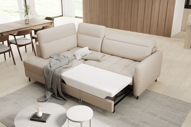 Corner sofa XL - Barea (Pull-out with storage box)