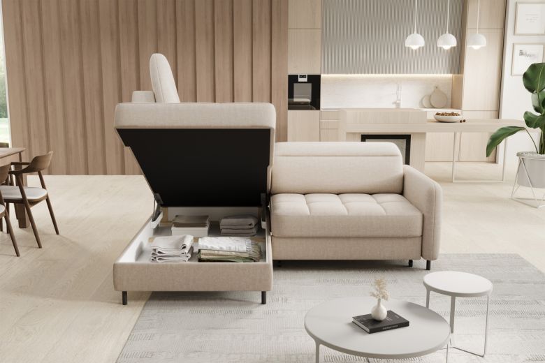 Corner sofa XL - Barea (Pull-out with storage box)