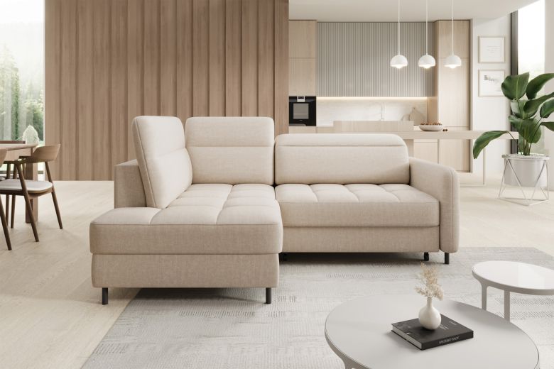 Corner sofa XL - Barea (Pull-out with storage box)
