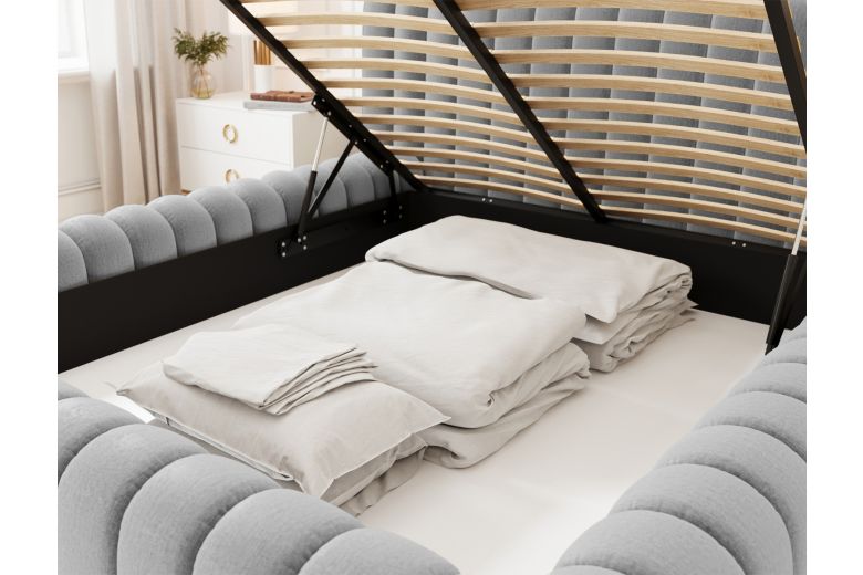 Upholstered bed - Carilla (With storage box) Upholstered bed - Carilla (With storage box)