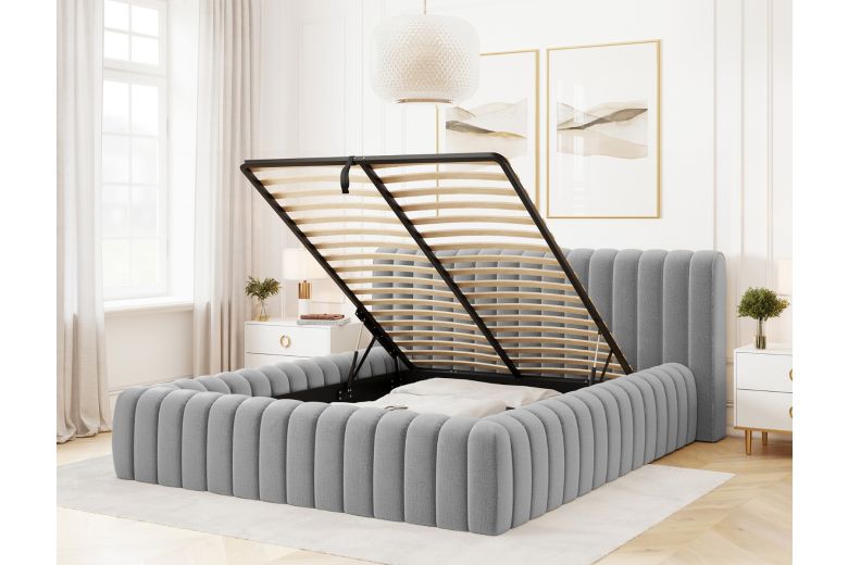 Upholstered bed - Carilla (With storage box) Upholstered bed - Carilla (With storage box)