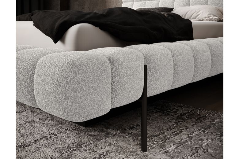 Upholstered bed - Magentta (With storage box) Upholstered bed - Magentta (With storage box)