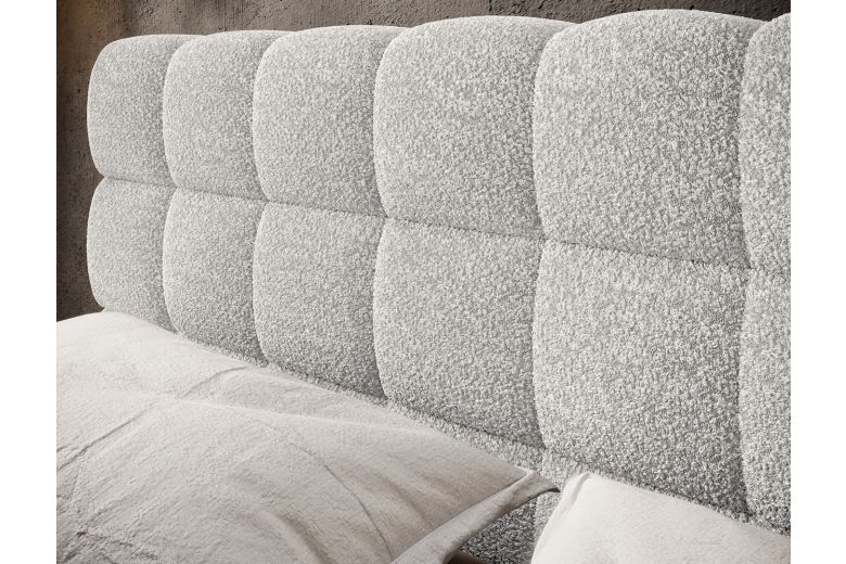Upholstered bed - Magentta (With storage box) Upholstered bed - Magentta (With storage box)