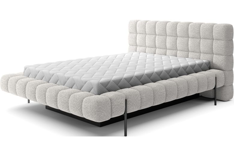 Upholstered bed - Magentta (With storage box) Upholstered bed - Magentta (With storage box)