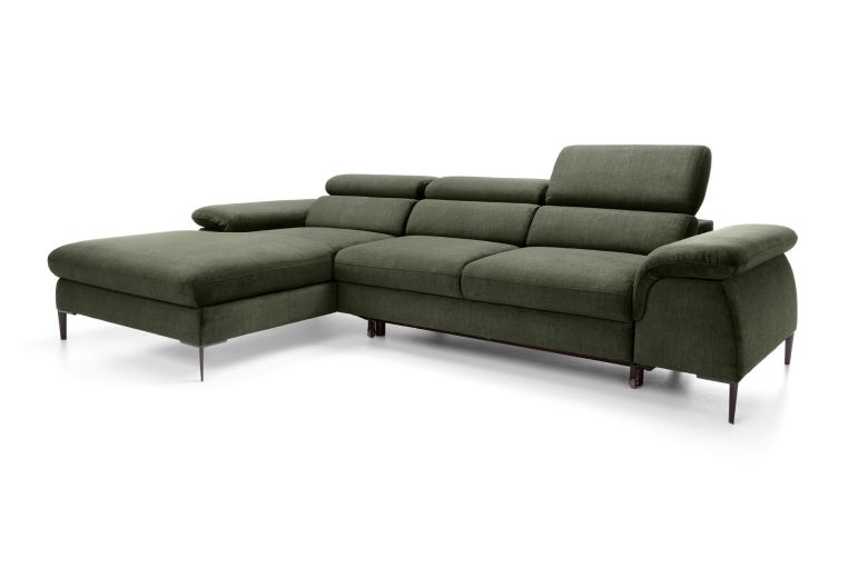 Corner sofa - Blues (Pull-out with storage box)