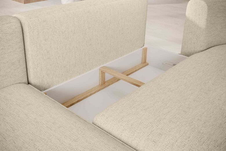 Corner sofa - Fiore (Pull-out with storage box) Corner sofa - Fiore (Pull-out with storage box)