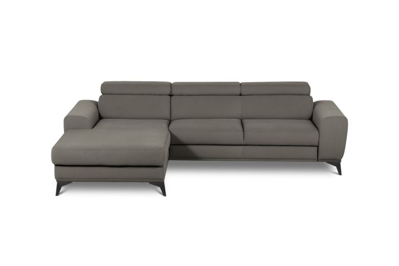 Leather corner sofa - Flavio (Pull-out with storage box) Leather corner sofa - Flavio (Pull-out with storage box)
