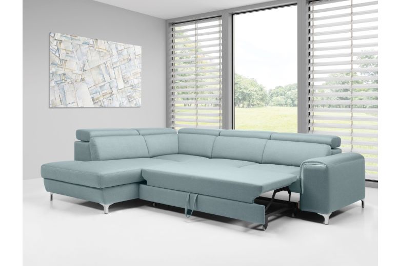Corner sofa XL - Genova Maxi (Pull-out with storage box)