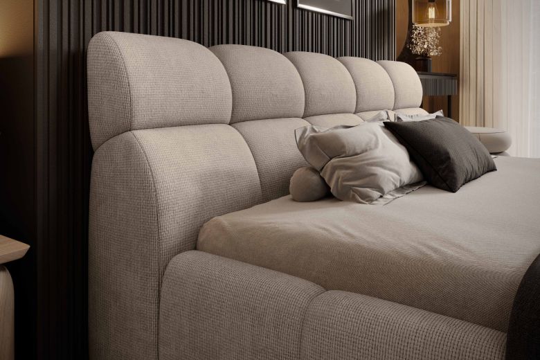 Upholstered bed - Giulia (With storage box)