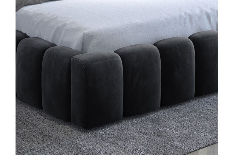 Upholstered bed - Lami (With storage box)
