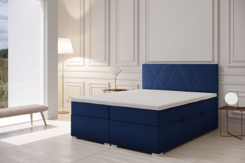 Boxspring bed 180x200 - Lara (With storage box)