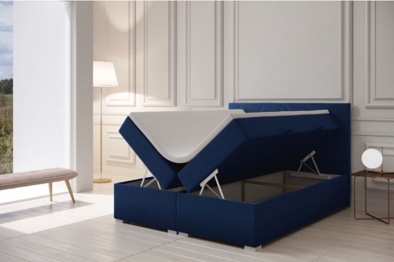 Boxspring bed 180x200 - Lara (With storage box)