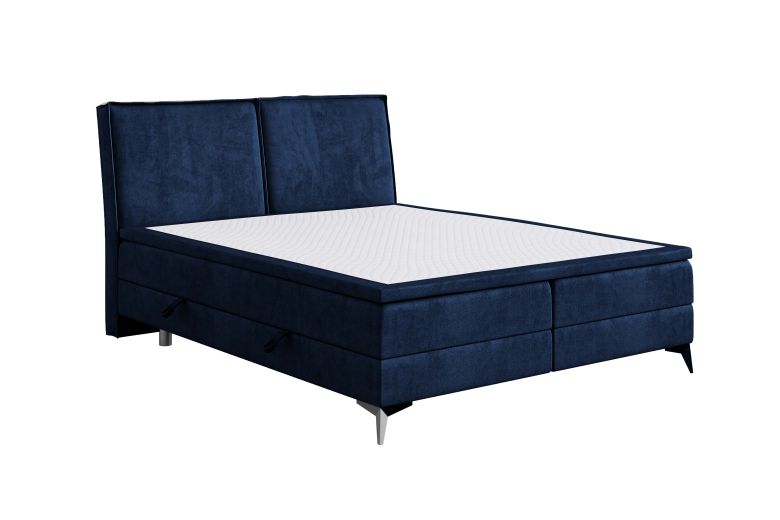 Upholstered bed 160x200 - Lolly (With storage box)