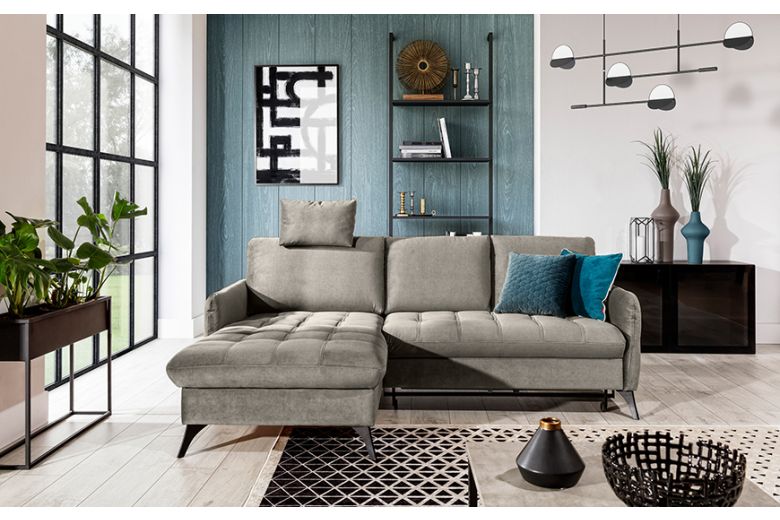 Corner sofa - Lukka (Pull-out with storage box)