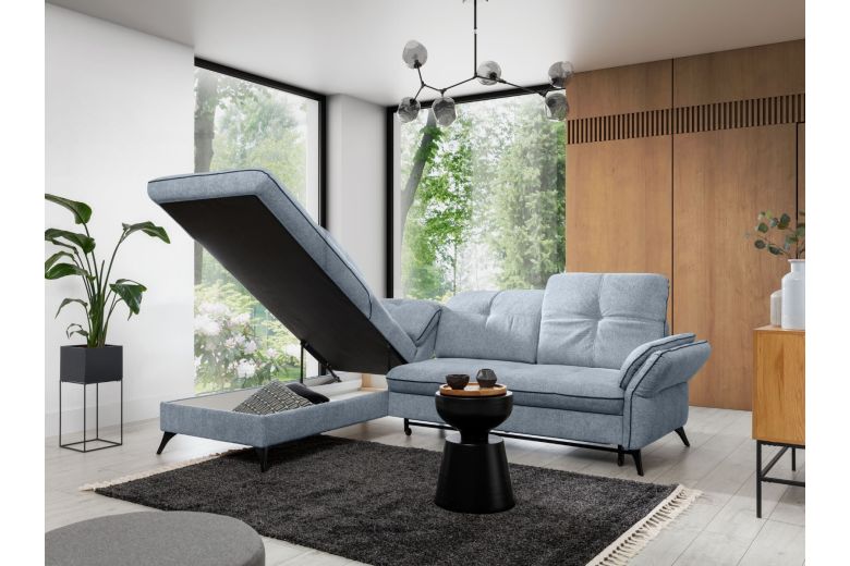 Ecksofa XL - Massimo Long (Pаскладной с ящиком для белья)