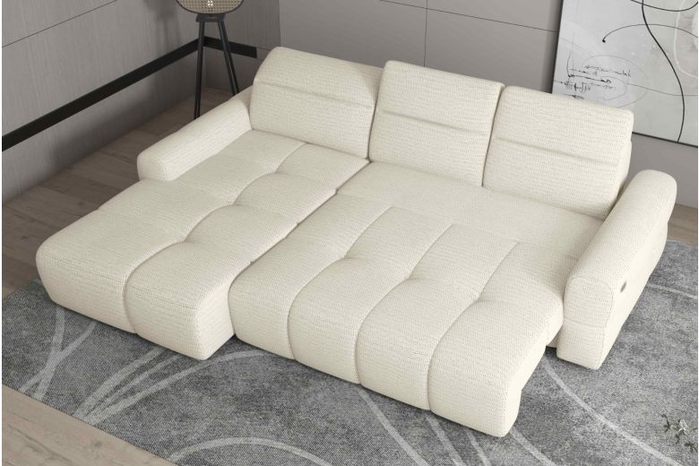Corner sofa - Mateo (Pull-out with storage box)