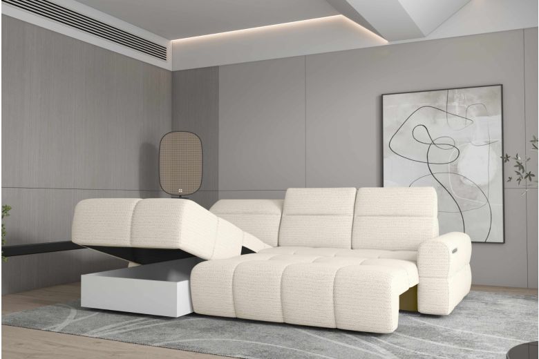 Corner sofa - Mateo (Pull-out with storage box)