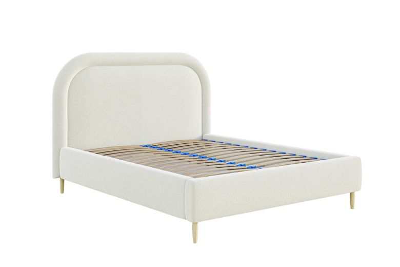 Upholstered bed - Melany (With storage box)