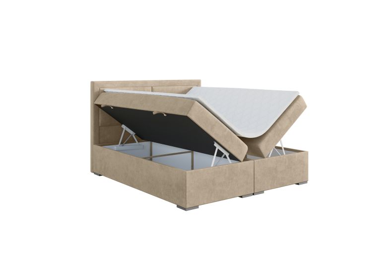 Upholstered bed 180x200 - Merida (With storage box)