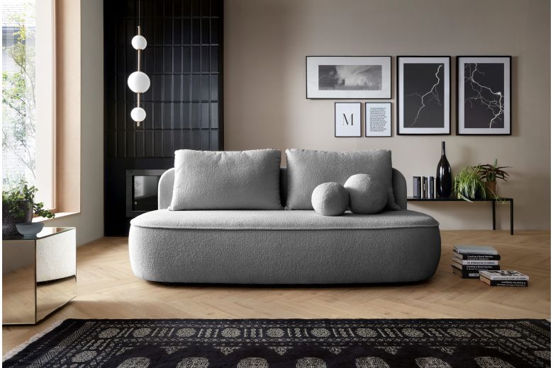 Τριθέσιος καναπές - Molly (Συρόμενο με κουτί αποθήκευσης)