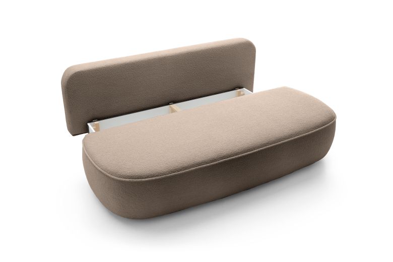 Τριθέσιος καναπές - Molly (Συρόμενο με κουτί αποθήκευσης)