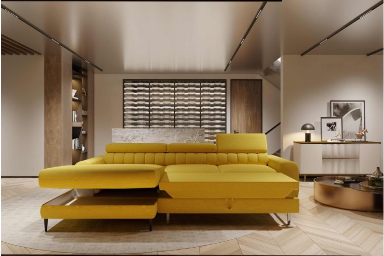 Corner sofa - Navas (Pull-out with storage box) Corner sofa - Navas (Pull-out with storage box)