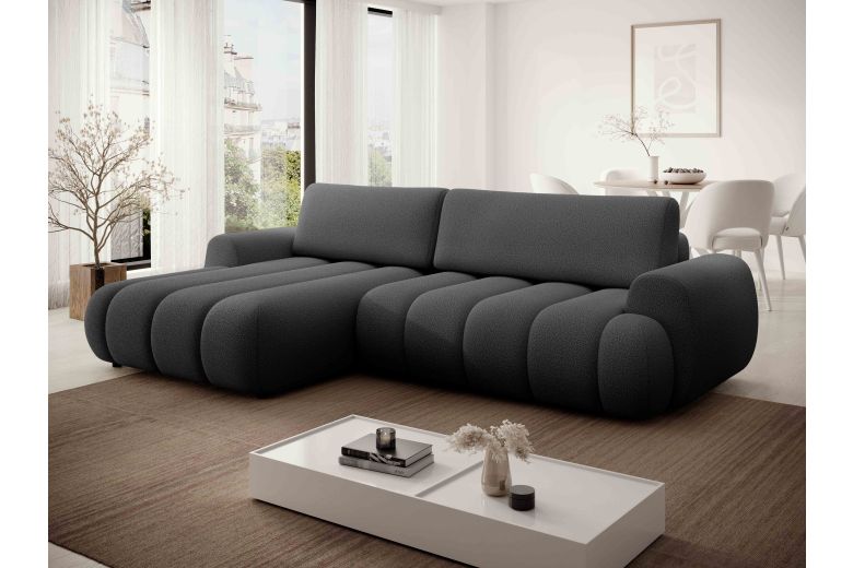 Corner sofa - Passo (Pull-out bed with storage box)
