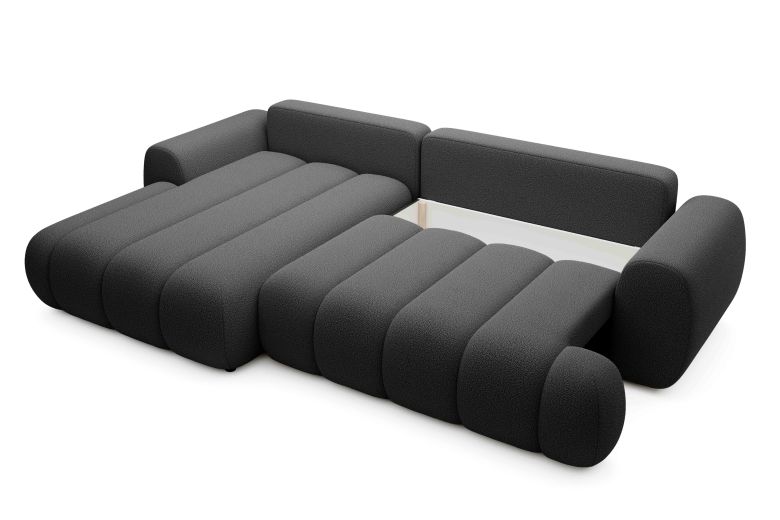 Corner sofa - Passo (Pull-out bed with storage box)