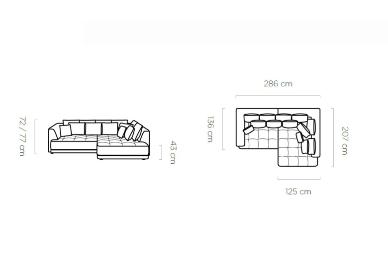 Corner sofa - Tiga Corner sofa - Tiga
