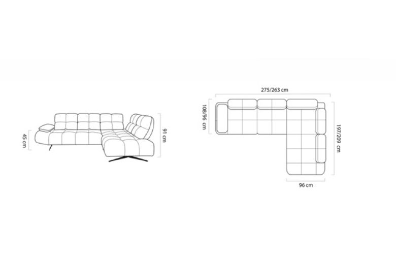 Corner sofa XL - Prado