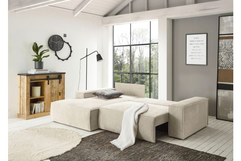 Corner sofa - Sherwood (Pull-out bed with storage box)