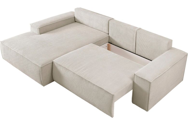 Corner sofa - Sherwood (Pull-out bed with storage box)