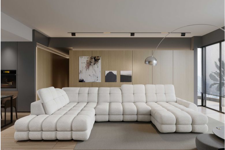 Wohnlandschaft - Tollo (Pull-out with storage box)