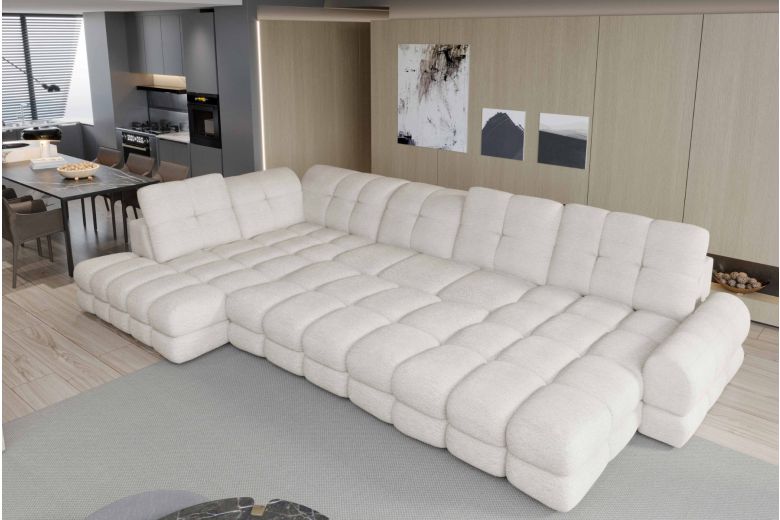 Wohnlandschaft - Tollo (Pull-out with storage box)