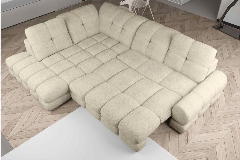 Corner sofa XL - Tollo (Pull-out bed with storage box)