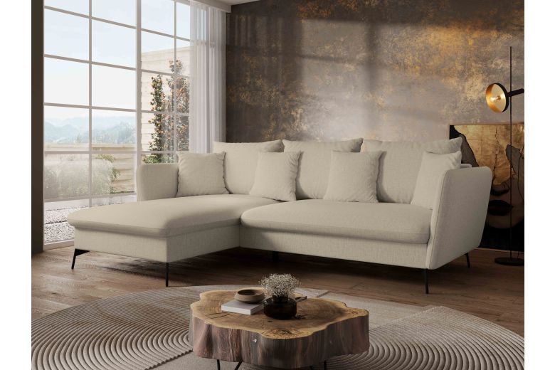 Corner sofa - Livorno (Pull-out bed with storage box)