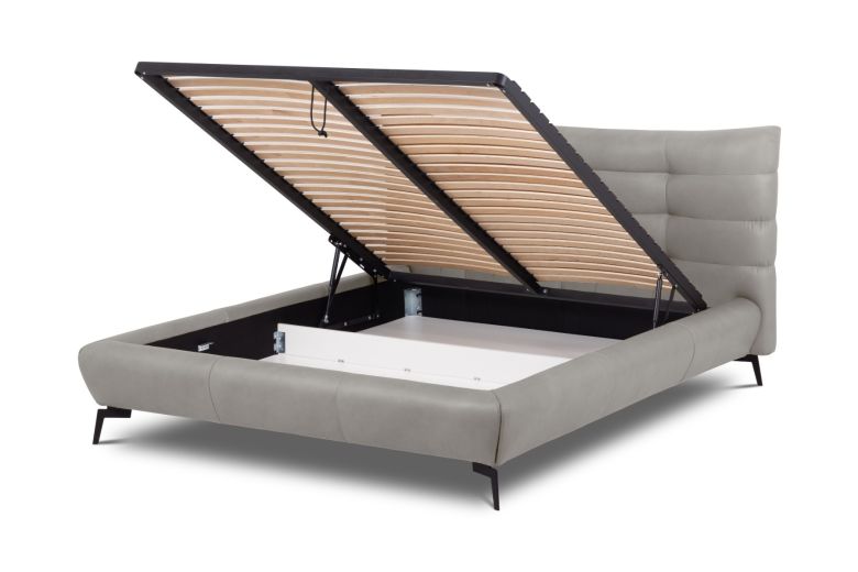 Leather upholstered bed - Willow (With storage box) Leather upholstered bed - Willow (With storage box)
