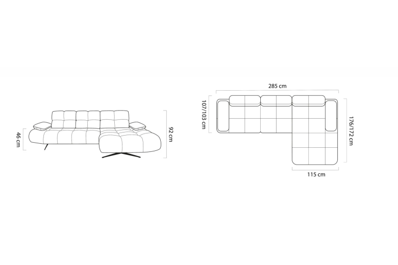 Corner sofa - Prado