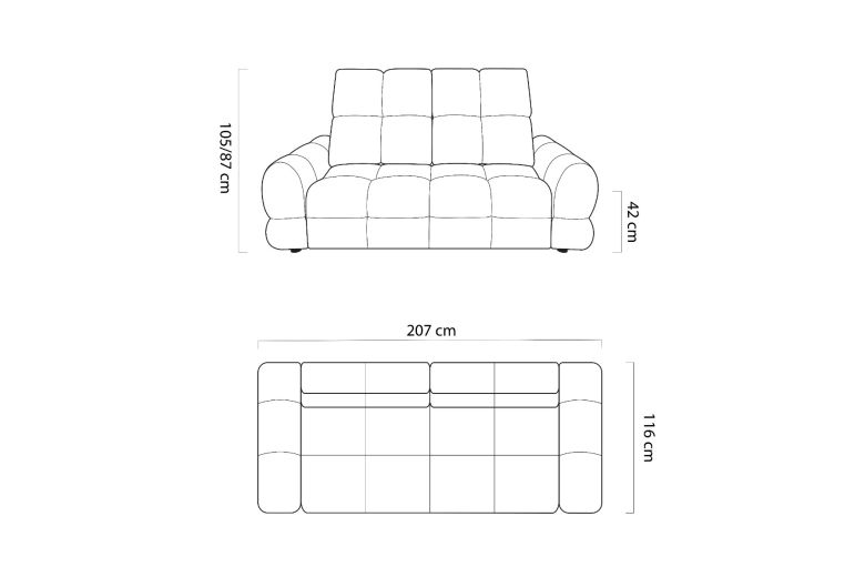 3 seat sofa - Tollo